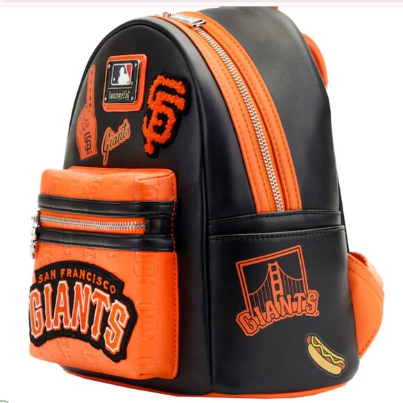 Officially Licensed Gear San Francisco Giants Loungefly Patches Mini Backpack - Picture 3 of 9